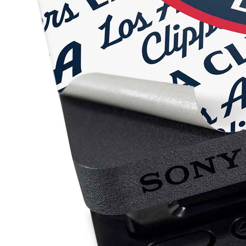 NBA Los Angeles Clippers Blast Text PS4 Slim Bundle Skin
