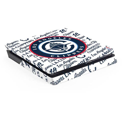 NBA Los Angeles Clippers Blast Text PS4 Slim Skin