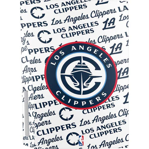 NBA Los Angeles Clippers Blast Text PS5 Console Skin