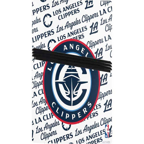 NBA Los Angeles Clippers Blast Text PS5 Pro Console Skin