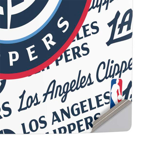 NBA Los Angeles Clippers Blast Text PS5 Pro Console Skin