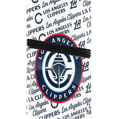 NBA Los Angeles Clippers Blast Text PS5 Pro Disk Console Skin