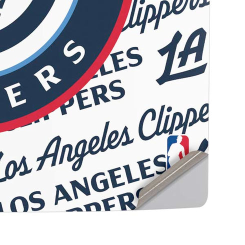 NBA Los Angeles Clippers Blast Text PS5 Pro Disk Console Skin