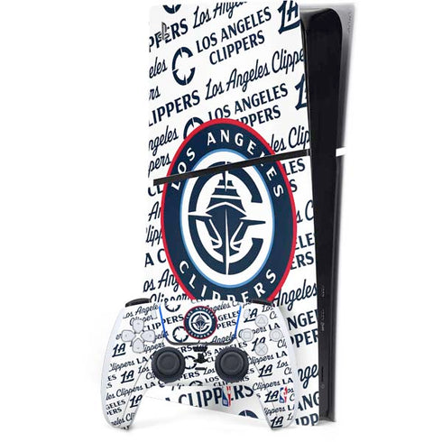 NBA Los Angeles Clippers Blast Text PlayStation PS5 Skins