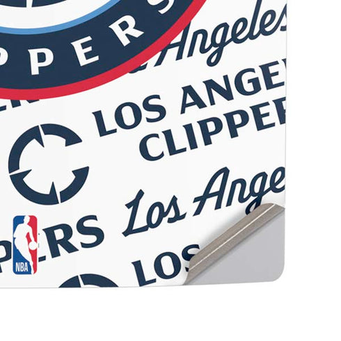NBA Los Angeles Clippers Blast Text PS5 Slim Digital Edition Console Skin