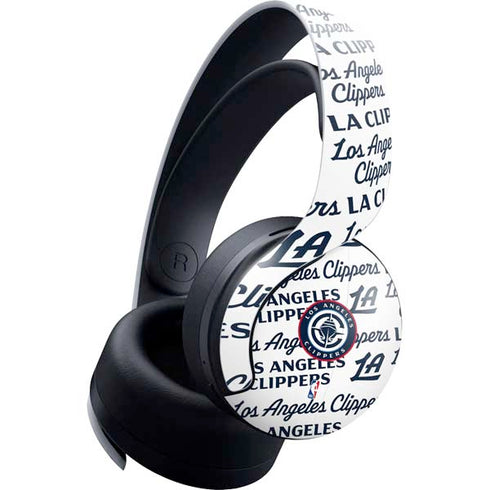 NBA Los Angeles Clippers Blast Text PULSE 3D Wireless Headset for PS5 Skin