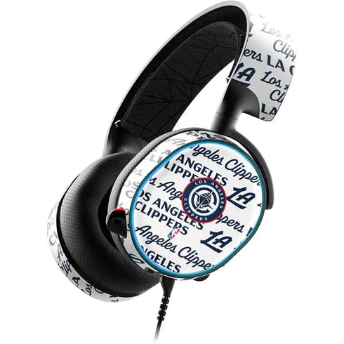 NBA Los Angeles Clippers Blast Text SteelSeries Arctis 3 Skin