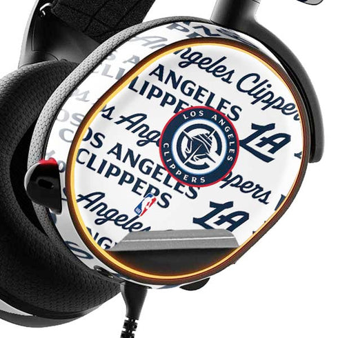 NBA Los Angeles Clippers Blast Text SteelSeries Arctis 5 Skin