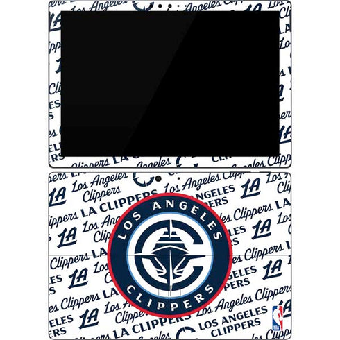 NBA Los Angeles Clippers Blast Text Surface Pro 7 Skin