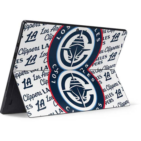 NBA Los Angeles Clippers Blast Text Surface Pro 7 Skin