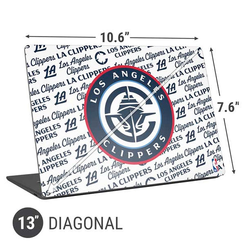 NBA Los Angeles Clippers Blast Text Universal Laptop 13in (10.6 x 7.6in) Skin
