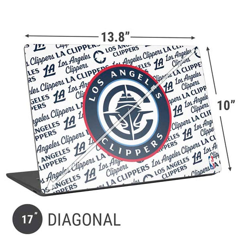 NBA Los Angeles Clippers Blast Text Universal Laptop 17in (13.8 x 10in) Skin