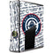 NBA Los Angeles Clippers Blast Text Xbox 360 Slim (2010) Skin