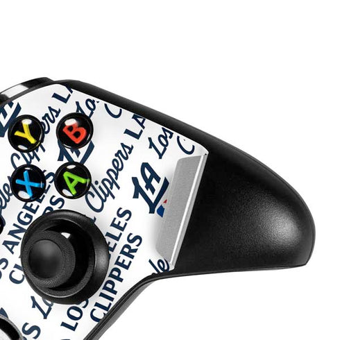 NBA Los Angeles Clippers Blast Text Xbox One S All-Digital Edition Bundle Skin