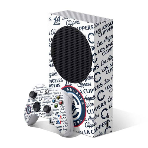 NBA Los Angeles Clippers Blast Text Xbox Series S Bundle Skin