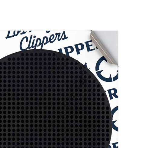 NBA Los Angeles Clippers Blast Text Xbox Series S Console Skin