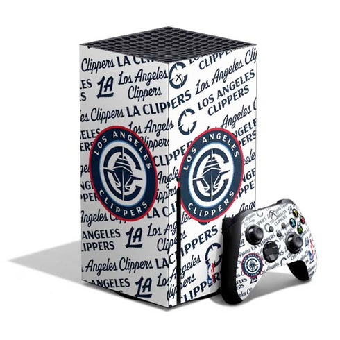 NBA Los Angeles Clippers Blast Text Xbox Series X Skins