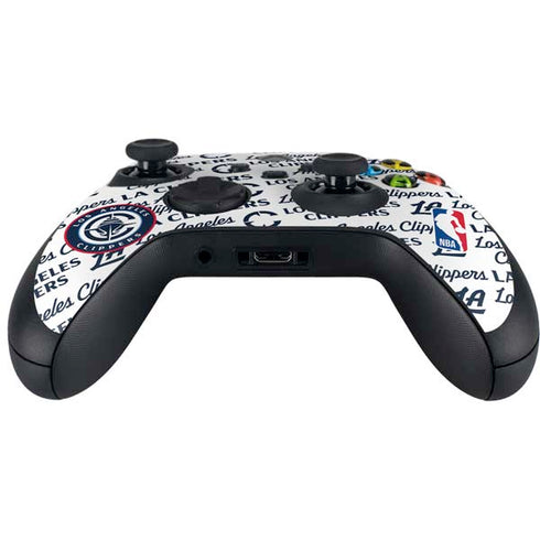 NBA Los Angeles Clippers Blast Text Xbox Series X Controller Skin