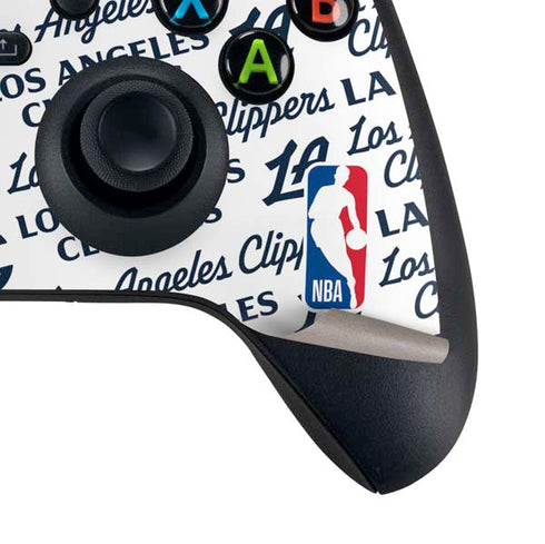 NBA Los Angeles Clippers Blast Text Xbox Series X Controller Skin