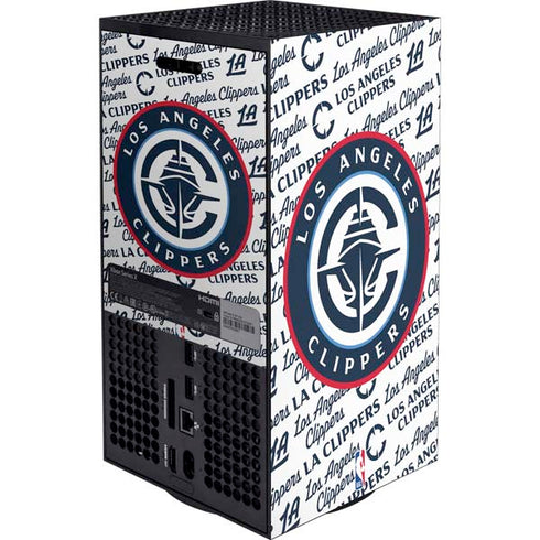 NBA Los Angeles Clippers Blast Text XBox Series X Digital Edition Bundle Skin