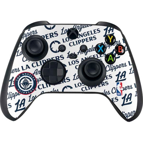 NBA Los Angeles Clippers Blast Text XBox Series X Digital Edition Bundle Skin