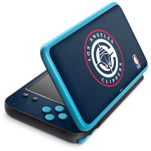 NBA Los Angeles Clippers Distressed Blue Nintendo 2DS XL (2017) Skin