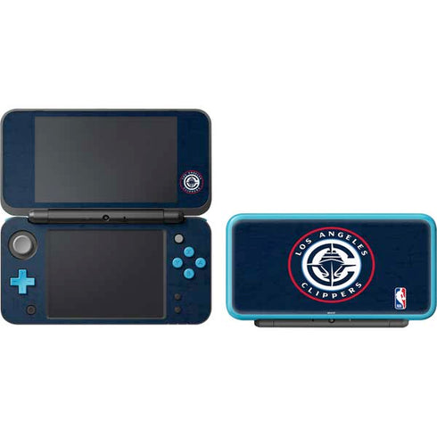 NBA Los Angeles Clippers Distressed Blue Nintendo 2DS XL (2017) Skin