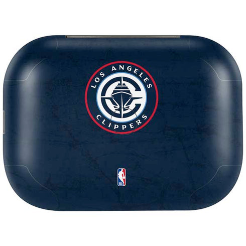 NBA Los Angeles Clippers Distressed Blue Amazon Echo Buds Skin