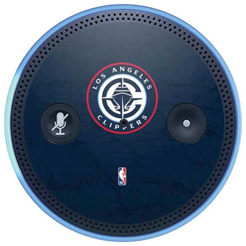 NBA Los Angeles Clippers Distressed Blue Amazon Echo Skin