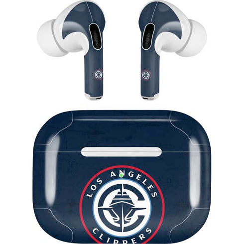 NBA Los Angeles Clippers Distressed Blue Apple AirPods Pro Skin