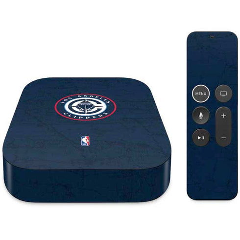 NBA Los Angeles Clippers Distressed Blue Apple TV Skin