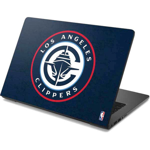 NBA Los Angeles Clippers Distressed Blue Dell Chromebook Skin