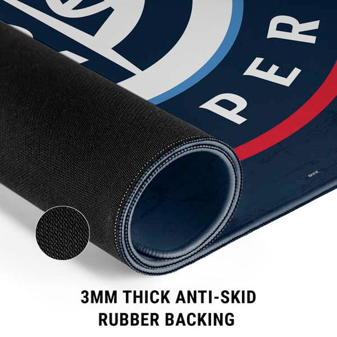 NBA Los Angeles Clippers Distressed Blue Gaming Mouse Pad