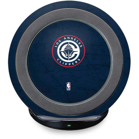 NBA Los Angeles Clippers Distressed Blue Fast Charge Wireless Charging Stand Skin