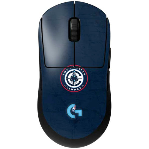 NBA Los Angeles Clippers Distressed Blue G Pro Wireless Gaming Mouse Skin