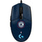 NBA Los Angeles Clippers Distressed Blue G203 Prodigy RGB Wired Gaming Mouse Skin