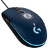 NBA Los Angeles Clippers Distressed Blue G203 Prodigy RGB Wired Gaming Mouse Skin