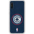 NBA Los Angeles Clippers Distressed Blue Galaxy A10e Clear Case