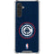 NBA Los Angeles Clippers Distressed Blue Galaxy A17 Clear Case