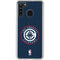 NBA Los Angeles Clippers Distressed Blue Galaxy A21 Clear Case