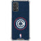 NBA Los Angeles Clippers Distressed Blue Galaxy A32 5G Clear Case