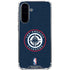 NBA Los Angeles Clippers Distressed Blue Galaxy A36 5G Clear Case