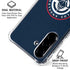 NBA Los Angeles Clippers Distressed Blue Galaxy A36 5G Clear Case