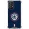 NBA Los Angeles Clippers Distressed Blue Galaxy A52 5G Clear Case