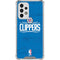 NBA Los Angeles Clippers Distressed Blue Galaxy A53 5G Clear Case