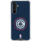 NBA Los Angeles Clippers Distressed Blue Galaxy A54 5G Clear Case