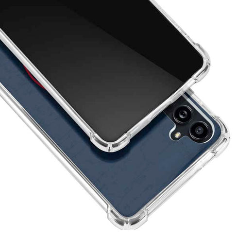 NBA Los Angeles Clippers Distressed Blue Galaxy A54 5G Clear Case