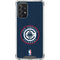 NBA Los Angeles Clippers Distressed Blue Galaxy A72 5G Clear Case