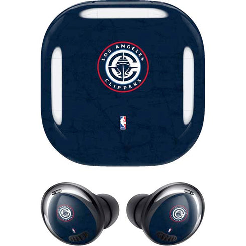 NBA Los Angeles Clippers Distressed Blue Galaxy Buds Pro Skin