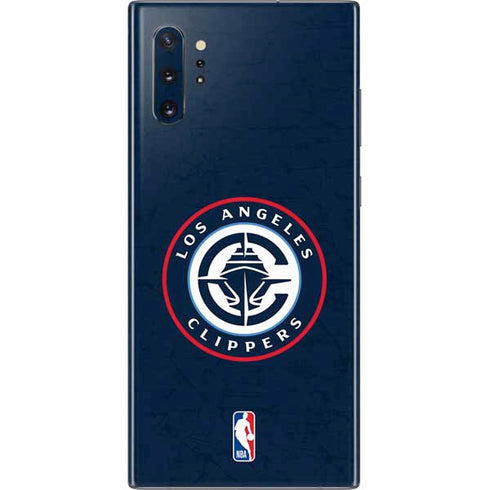 NBA Los Angeles Clippers Distressed Blue Galaxy Note 10 Plus Skin